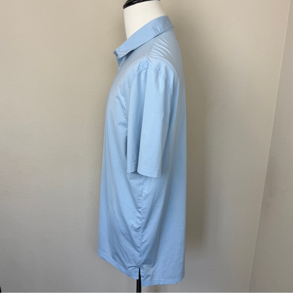 Southern Tide brrr°®-eeze Heather Performance Polo Shirt | Light Blue | XL - Picture 5 of 8